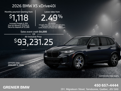 Get the 2026 BMW X5
