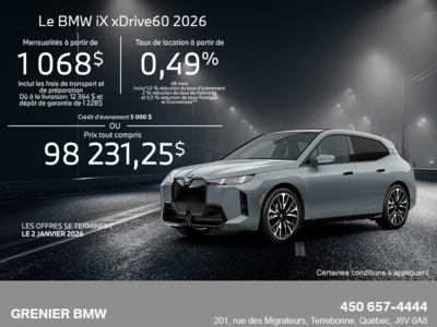 Procurez-vous le Bmw Ix 2026