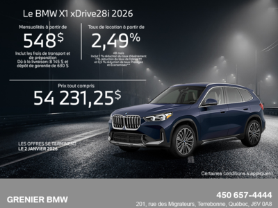 Procurez-vous le Bmw X1 2026