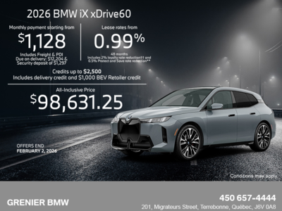 Get the 2026 BMW iX