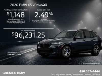 Get the 2026 BMW X5