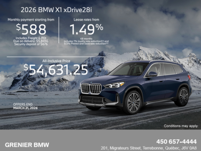 2026 BMW X1
