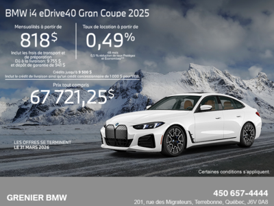 BMW i4 eDrive40 Gran Coupé 2025