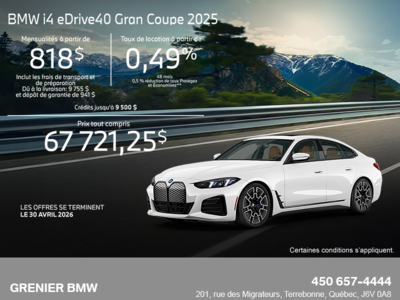 BMW i4 eDrive40 Gran Coupé 2025