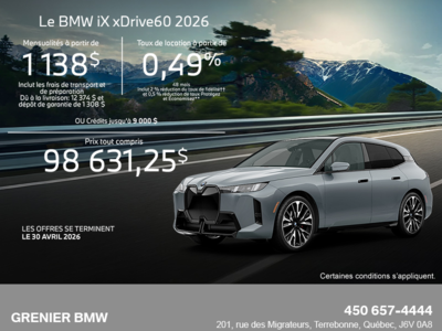 BMW iX xDrive60 2026