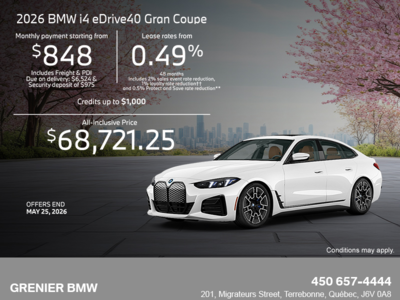 2026 BMW i4 eDrive40 Gran Coupé