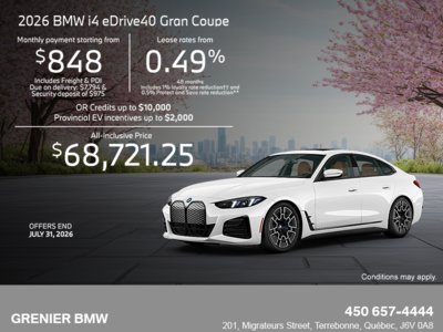 2026 BMW i4 Gran Coupe