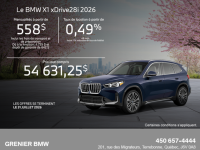 2026 BMW X1
