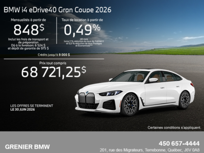 BMW i4 eDrive40 Gran Coupé 2026
