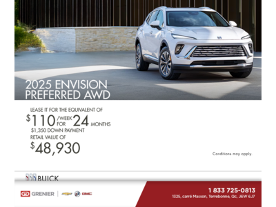 Get the 2025 Buick Envision Preferred AWD