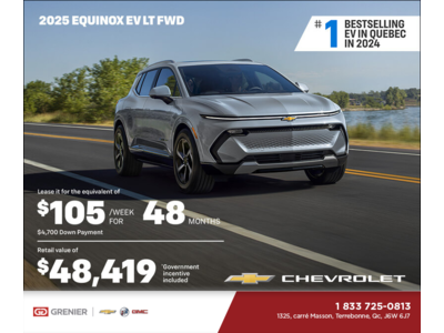 Get the 2025 Chevrolet Equinox EV