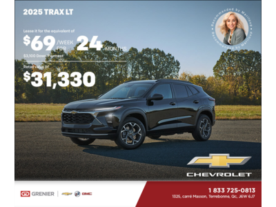 Get the 2025 Chevrolet Trax LT
