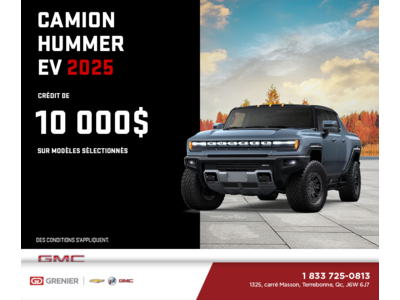 Le GMC Hummer EV VUS 2025