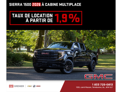 Le GMC Sierra 1500 2026