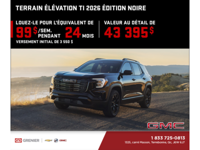 Le GMC Terrain 2026