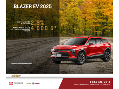 Procurez-vous le Chevrolet Blazer EV 2025