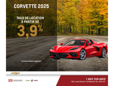 Procurez-vous le Chevrolet Corvette 2025