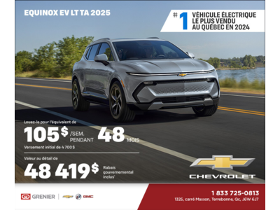 Procurez-vous le Chevrolet Equinox EV 2025