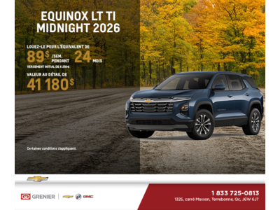 Procurez-vous le Chevrolet Equinox LT TI 2026