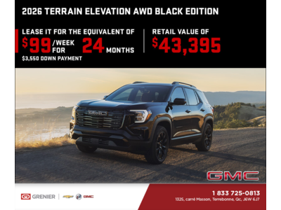 The 2026 GMC Terrain
