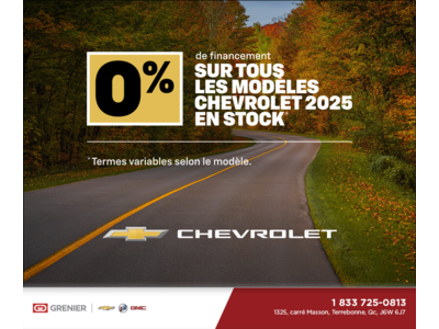 L'événement du mois Chevrolet