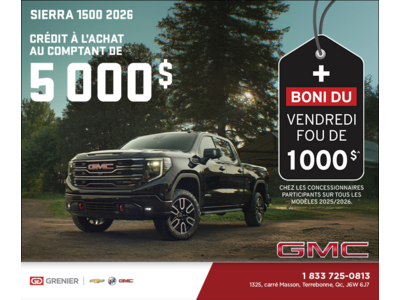 Le GMC Sierra 1500 2026