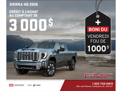 Le GMC Sierra HD 2026
