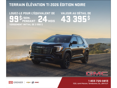 Le GMC Terrain 2026