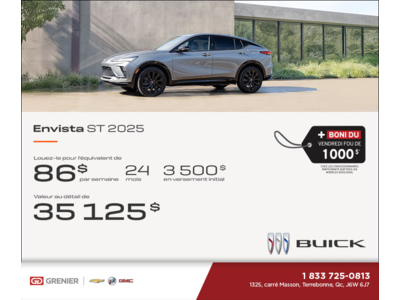 Procurez-vous la Buick Envista 2025