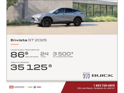 Procurez-vous la Buick Envista 2025
