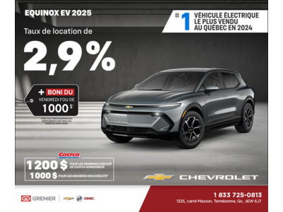 Procurez-vous le Chevrolet Equinox EV 2025