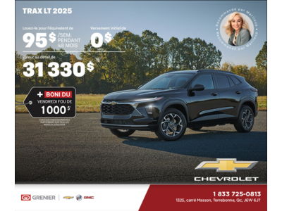 Procurez-vous le Chevrolet Trax LT 2025