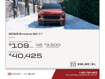 Get the 2026 Buick Encore GX