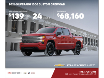Get the 2026 Chevrolet Silverado 1500