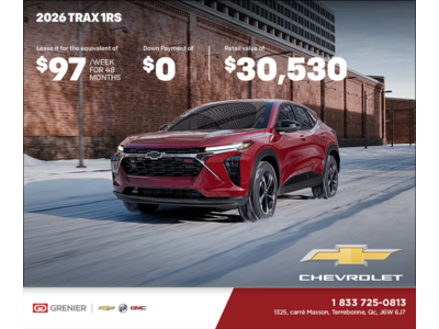 Get the 2026 Chevrolet Trax