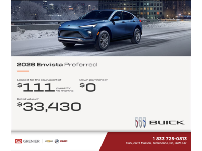 Get the 2026 Buick Envista