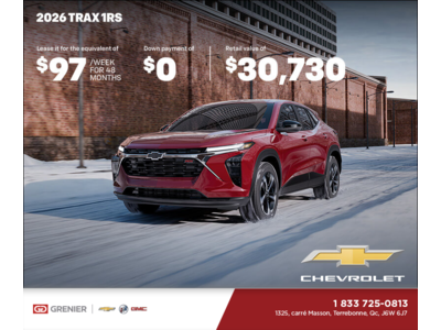 Get the 2026 Chevrolet Trax