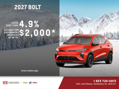 Get the 2027 Chevrolet Bolt