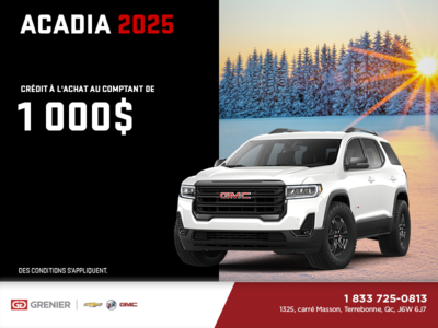 Le GMC Acadia 2025