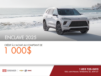 Procurez-vous le Buick Enclave 2025