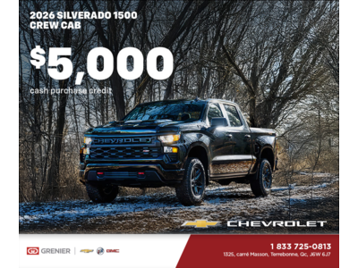 Get the 2026 Chevrolet Silverado 1500