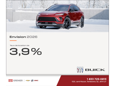 Procurez-vous la Buick Envision 2026