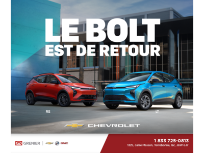 Procurez-vous le Chevrolet Bolt 2027