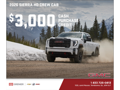The 2026 GMC Sierra HD Crew Cab