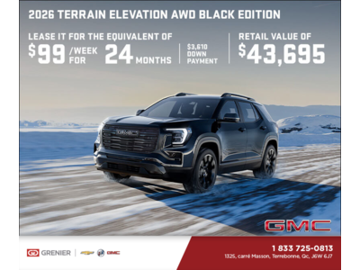 The 2026 GMC Terrain