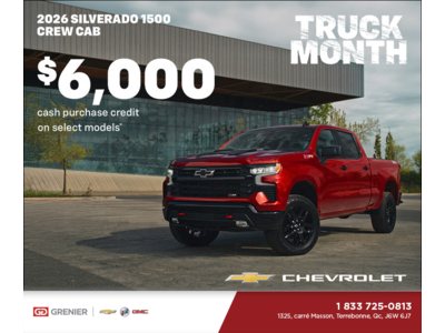 Get the 2026 Chevrolet Silverado 1500 Crew Cab