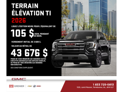 Le GMC Terrain 2026