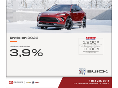 Procurez-vous la Buick Envision 2026