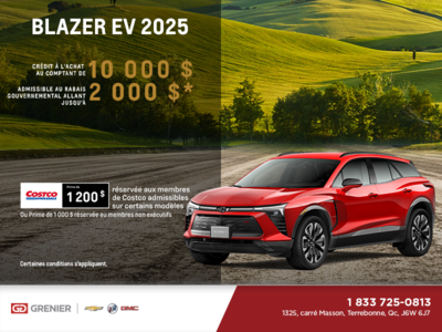 Procurez-vous le Chevrolet Blazer EV 2025
