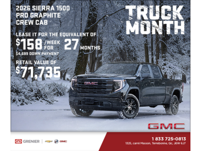 The 2026 GMC Sierra 1500 Pro Graphite Crew Cab